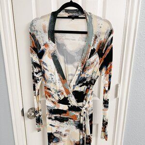 TART marbled wrap dress